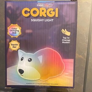 New Corgi Squishy Light - Color Changing
